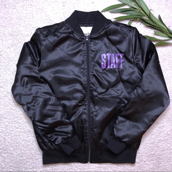 JUSTIN BIEBER PURPOSE TOUR “STAFF” BOMBER JACKET - Picture 2 of 7